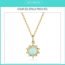 Colar Opalla Sol Prata 925