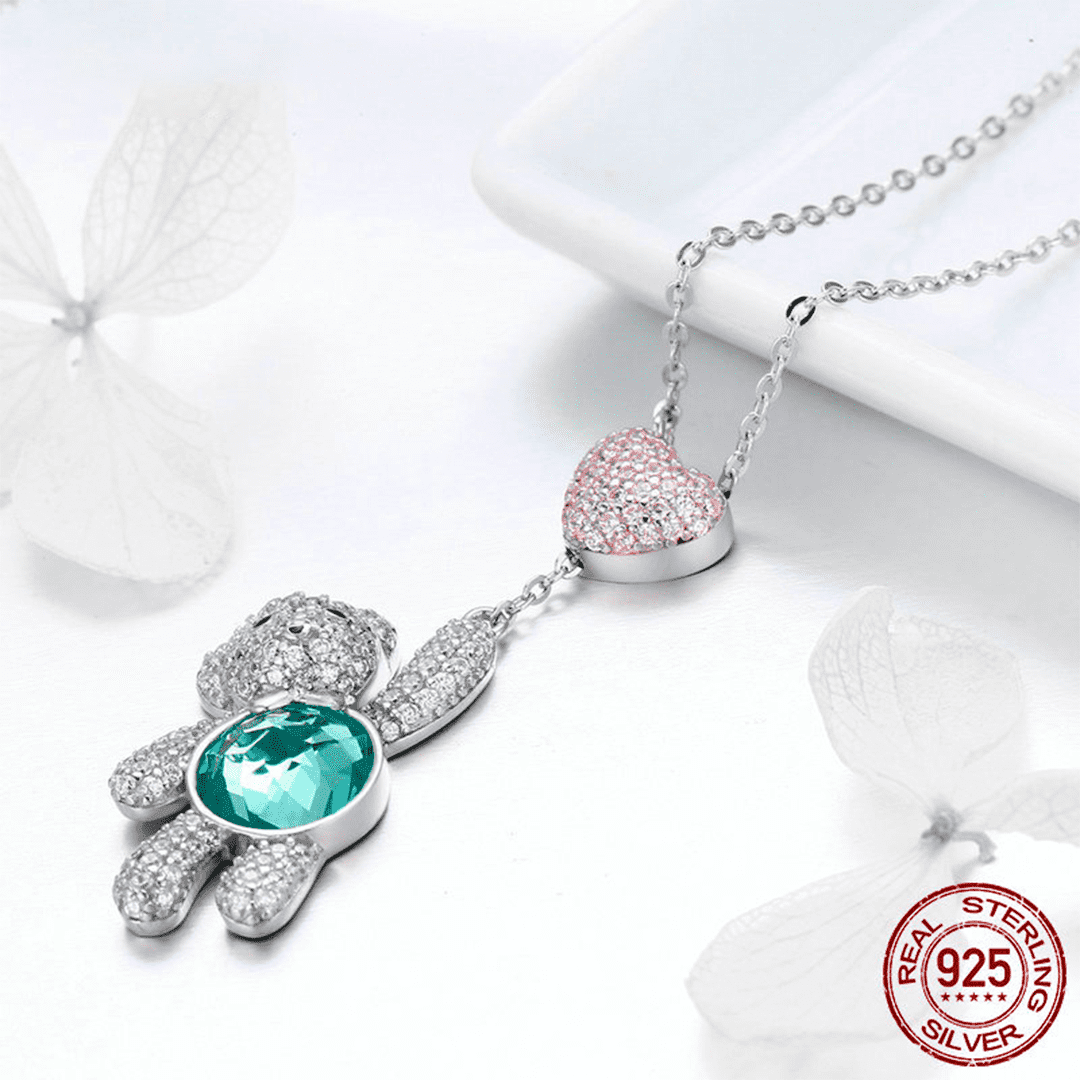Colar Teddy Love Prata 925