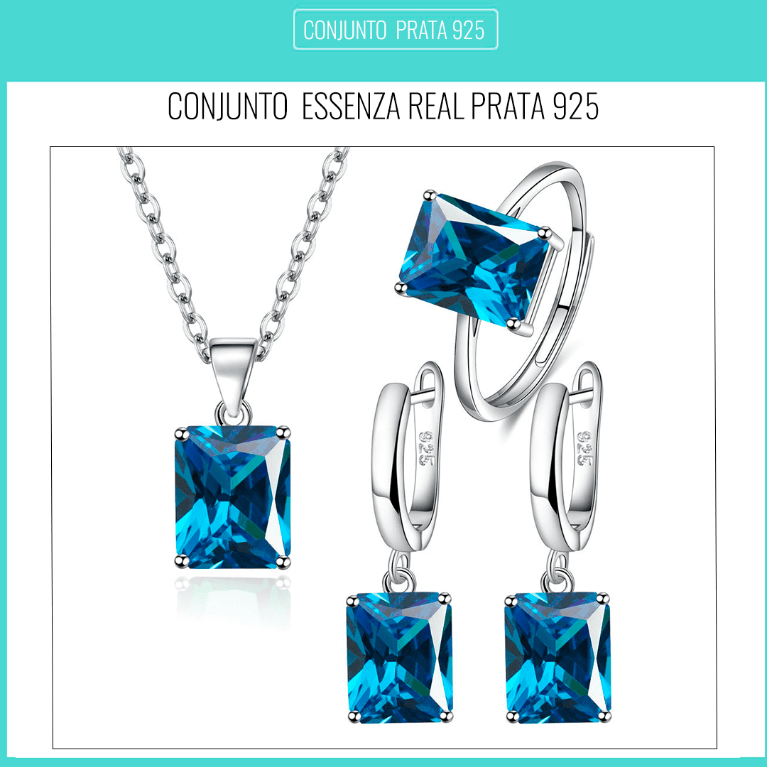 Conjunto Essenza Real Prata 925