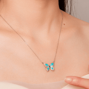 Colar Borboleta Prata 925