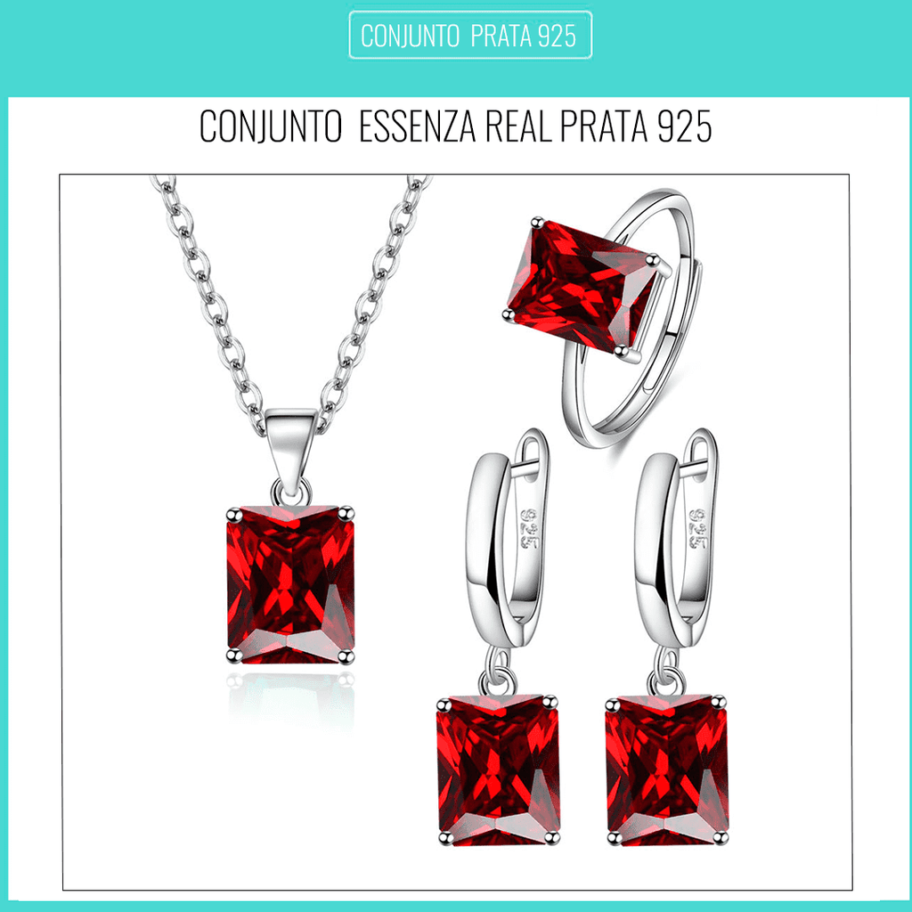 Conjunto Essenza Real Prata 925