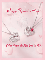 Colar Feminino Amor de Mãe Prata 925