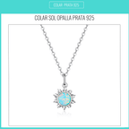 Colar Opalla Sol Prata 925