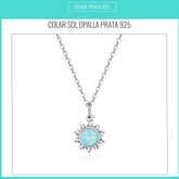 Colar Opalla Sol Prata 925