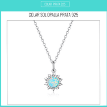 Colar Opalla Sol Prata 925