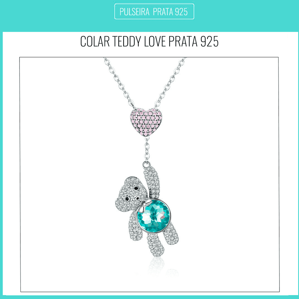 Colar Teddy Love Prata 925