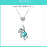 Colar Teddy Love Prata 925