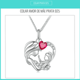 Colar Feminino Amor de Mãe Prata 925