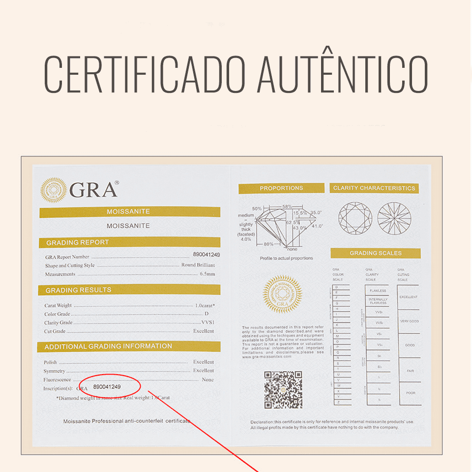 Colar de Prata Coração Amado com Pedra de Moissanite