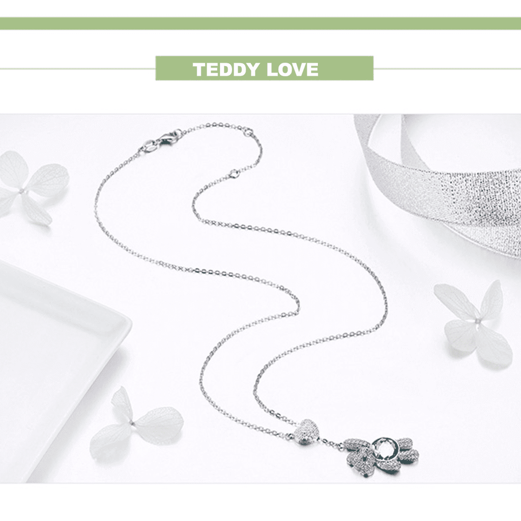 Colar Teddy Love Prata 925