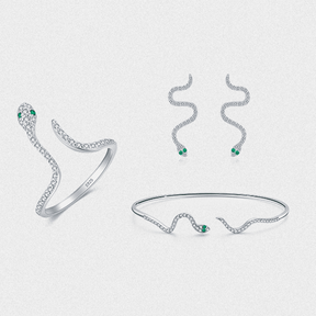 Conjunto Snake Prata 925