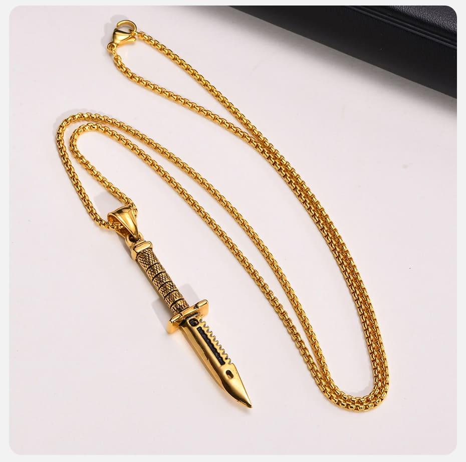 Kit com 3 Cordões Punk Dagger