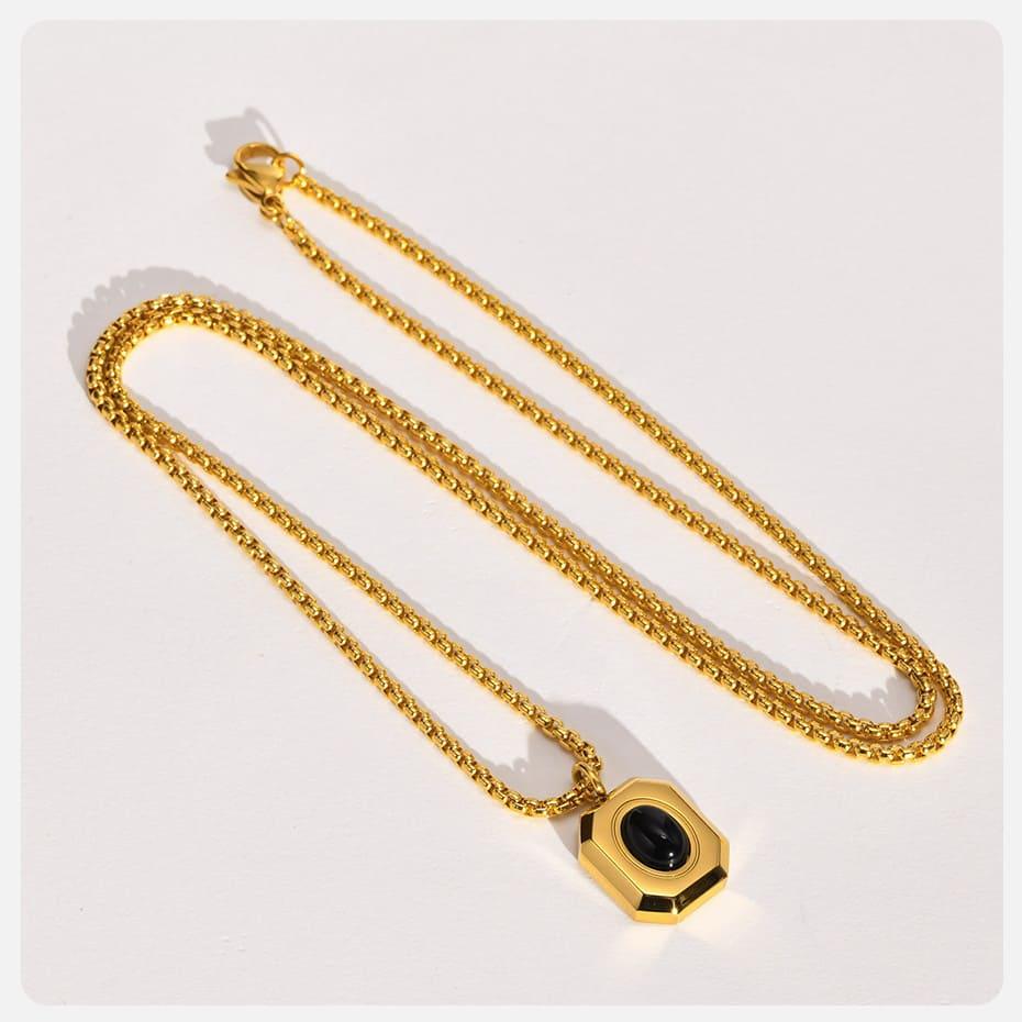 Kit com 3 Cordões  Onyx Elegancy-Aço Inoxidável