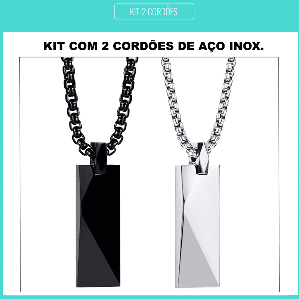 2 Cordões  Elegancy  Stylus + Pulseira de Brinde