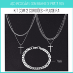 Kit  Miami- 2 Cordões + Pulseira