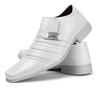 Sapato social de couro classico + cinto de brinde