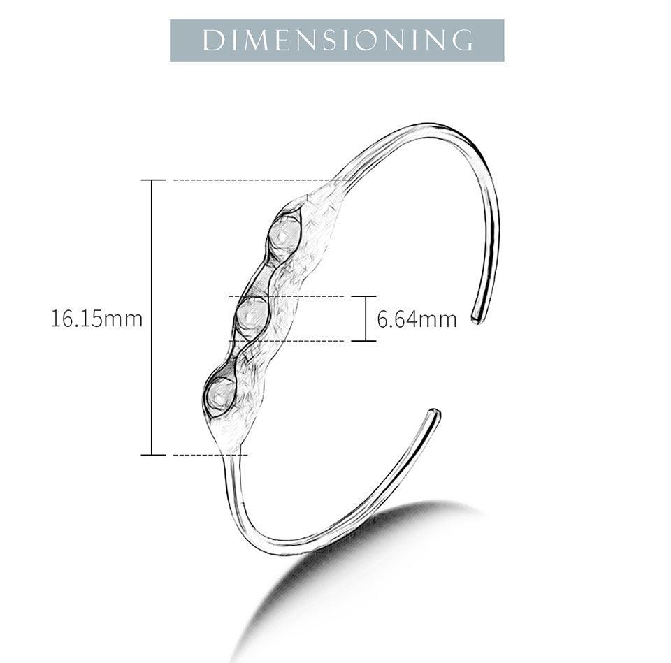 Pulseira Elegancy Prata Pura com Pedra Preciosa