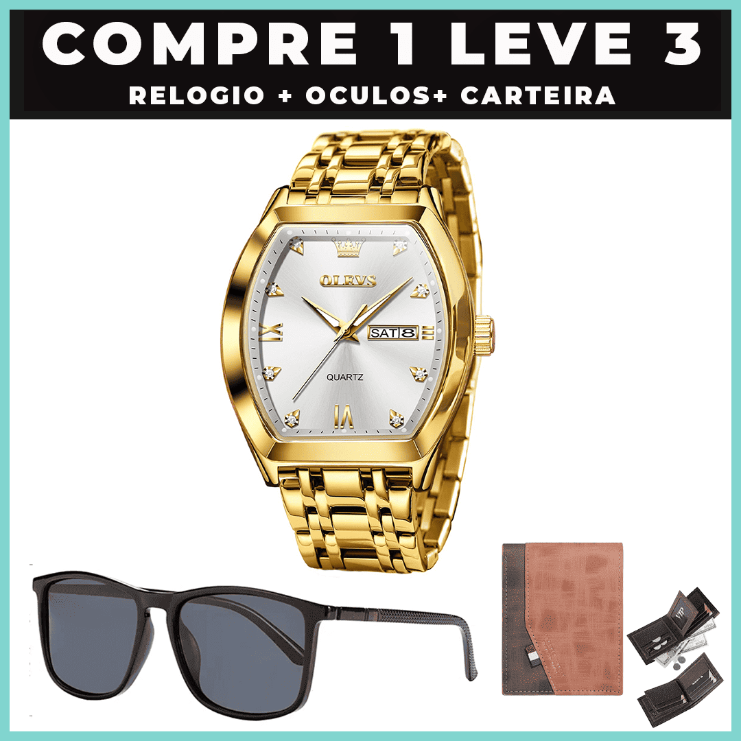 Relogio Eleganzzia Original-  - FRETE GRÁTIS+ 2 BRINDES
