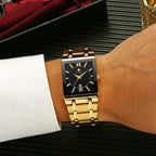 Relogio  Gold Masculino Wwoor Elegancy