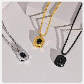 Kit com 3 Cordões  Onyx Elegancy-Aço Inoxidável