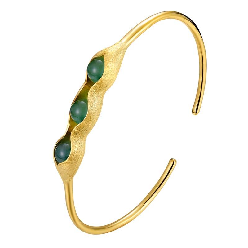Pulseira Elegancy Prata Pura com Pedra Preciosa