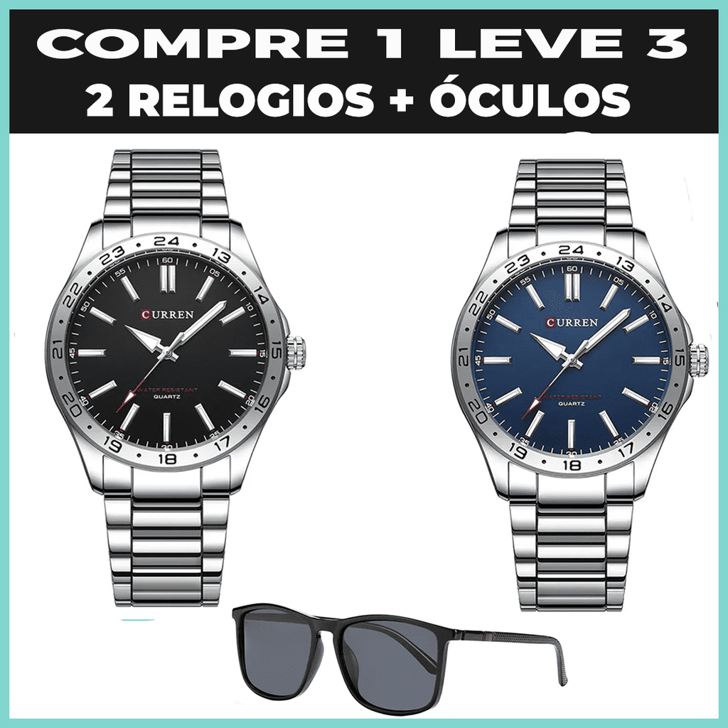 Relógio Magnate Original  FRETE GRATIS+ 2 BRINDES - PROMO ENCERRA 06-05
