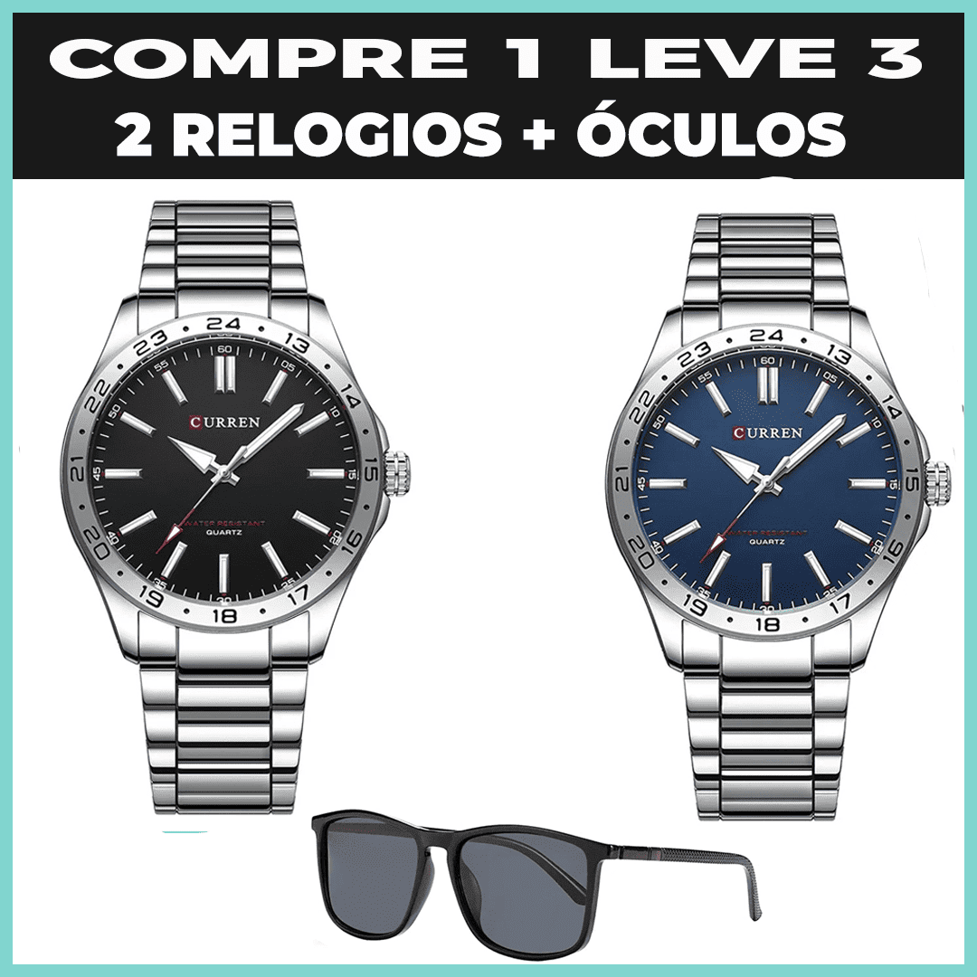 Relógio Magnate Original  FRETE GRATIS+ 2 BRINDES - PROMO ENCERRA 06-05