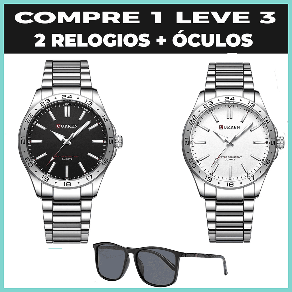 Relógio Magnate Original  FRETE GRATIS+ 2 BRINDES - PROMO ENCERRA 06-05