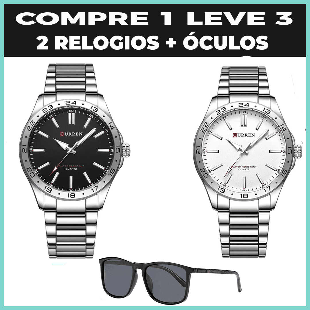Relógio Magnate Original  FRETE GRATIS+ 2 BRINDES - PROMO ENCERRA 06-05
