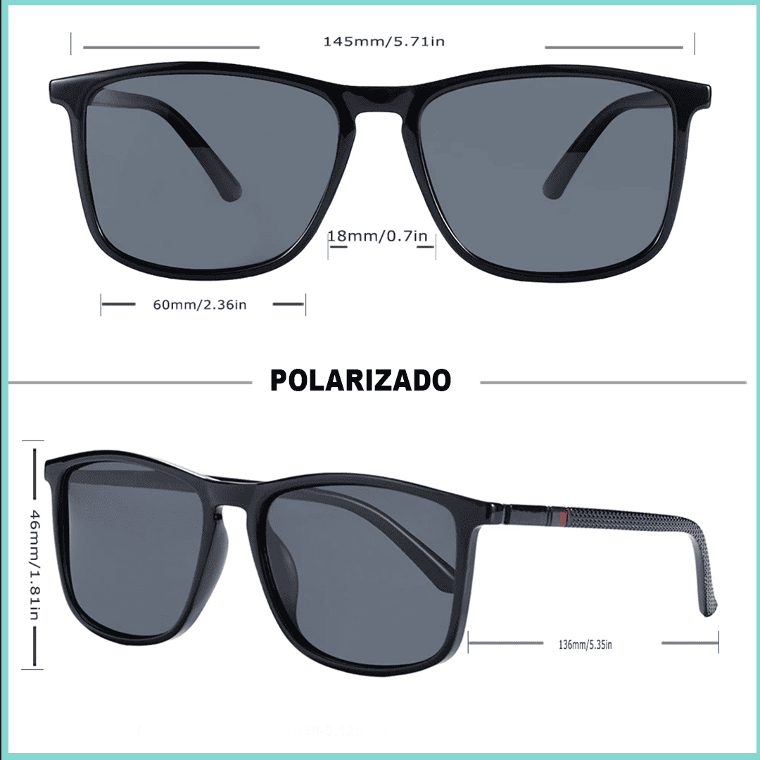 KIT OCULOS ORIGINAL POLARIZADO  + CARTEIRA VIP DE COURO
