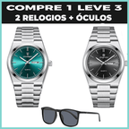 Relogio Elegancy Classic  2 Unidsdes + brinde