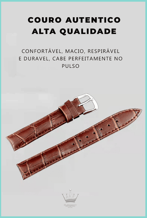Relogio Crystal Classic + carteira + oculos de brinde