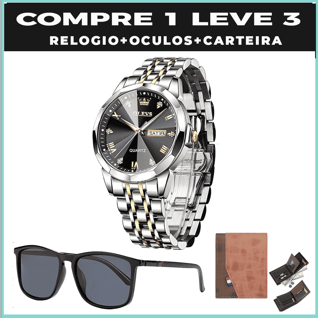 Relógio  Diamond  (COMPRE 1 LEVE 3)