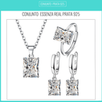 Conjunto Essenza Real Prata 925