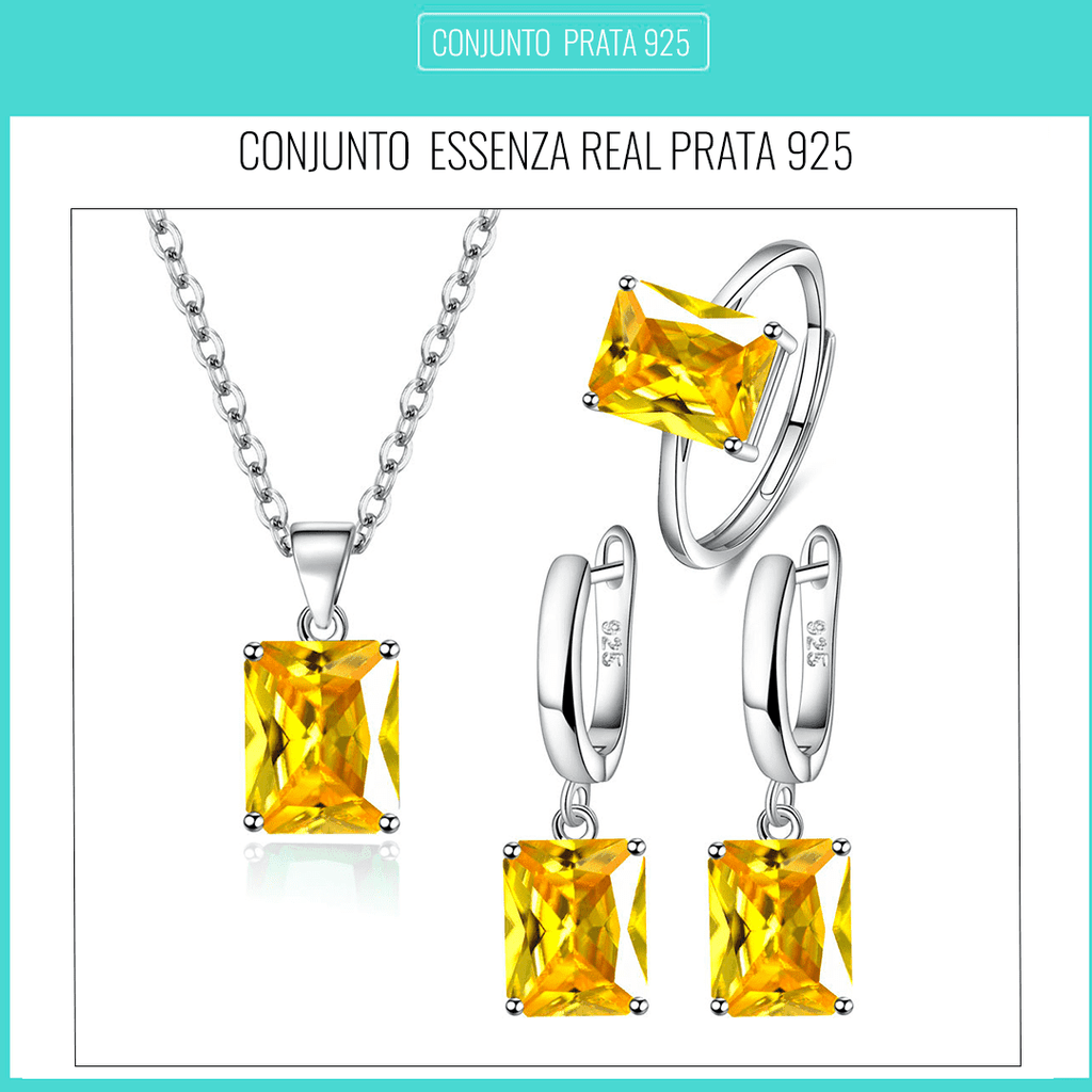 Conjunto Essenza Real Prata 925