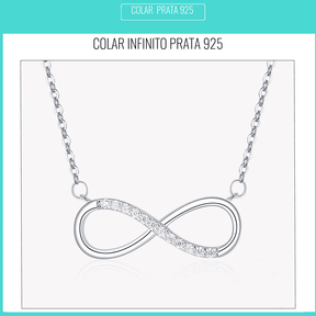 Colar Infinito Prata 925