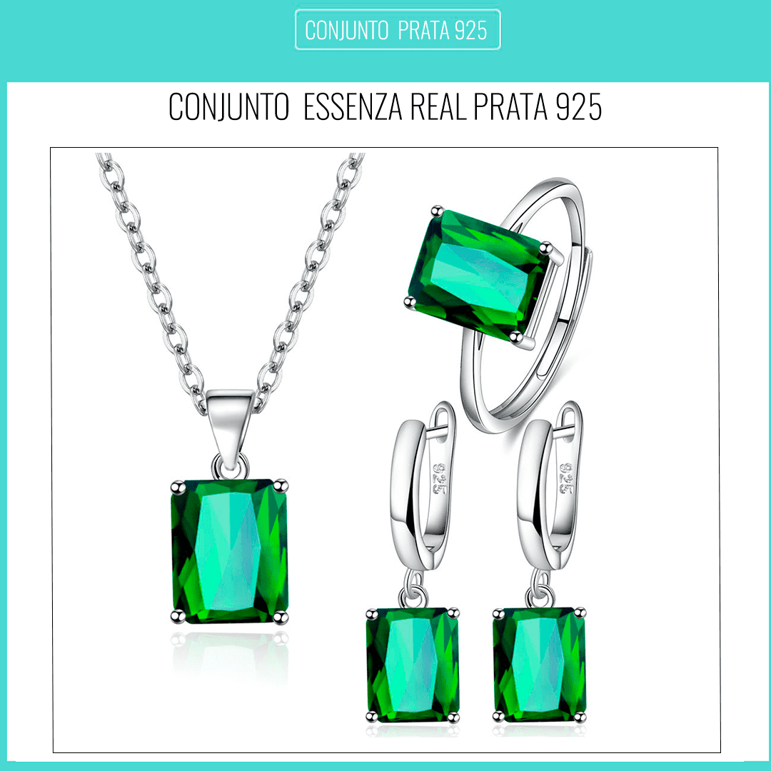 Conjunto Essenza Real Prata 925