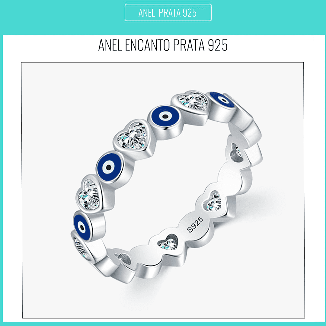 Anel Encanto  de Prata 925