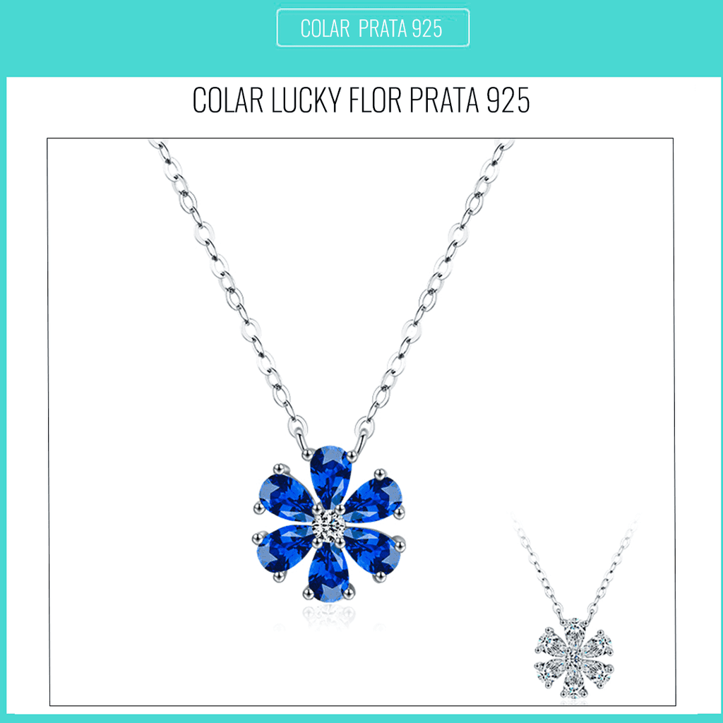 Colar Feminino  Lucky de Prata 925
