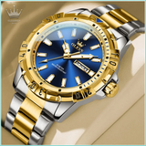 DOURADO COM AZUL