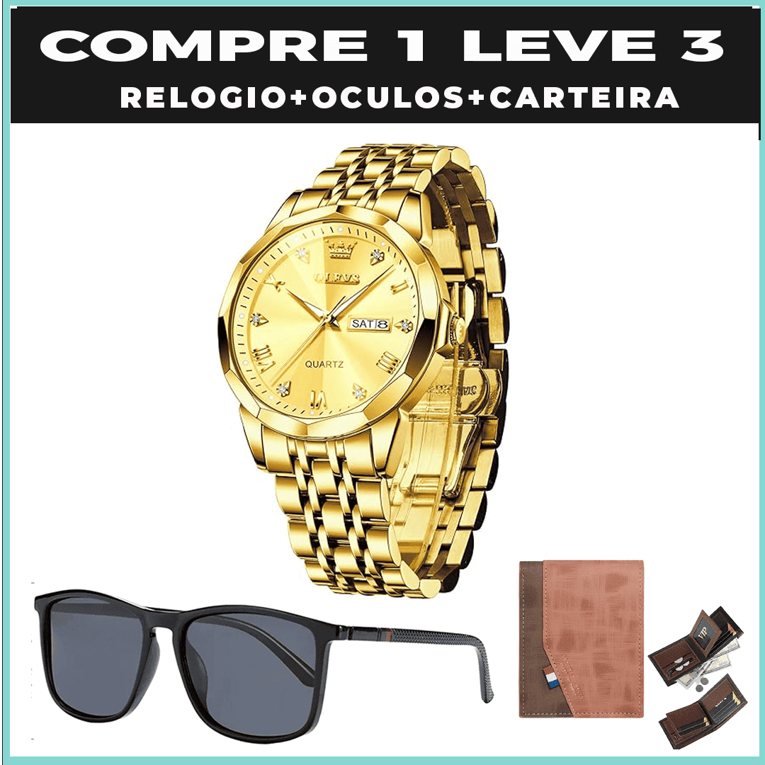 Relógio  Diamond  (COMPRE 1 LEVE 3)