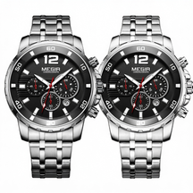 Pague 1 Leve 2 | Relogio masculino megir Gold