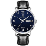 Azul | Prata - Pulseira Preta