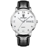 Branco | Prata - Pulseira Preta