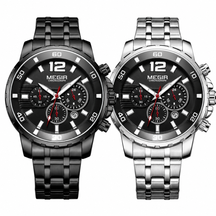 Pague 1 Leve 2 | Relogio masculino megir Gold