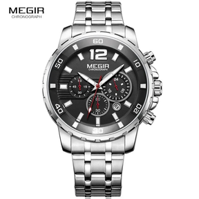 Pague 1 Leve 2 | Relogio masculino megir Gold